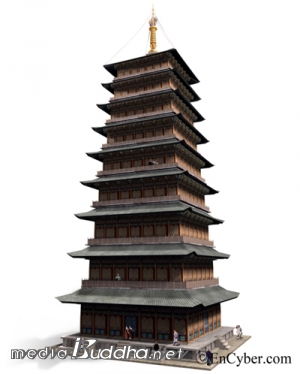 황룡사 구층탑 복원모형